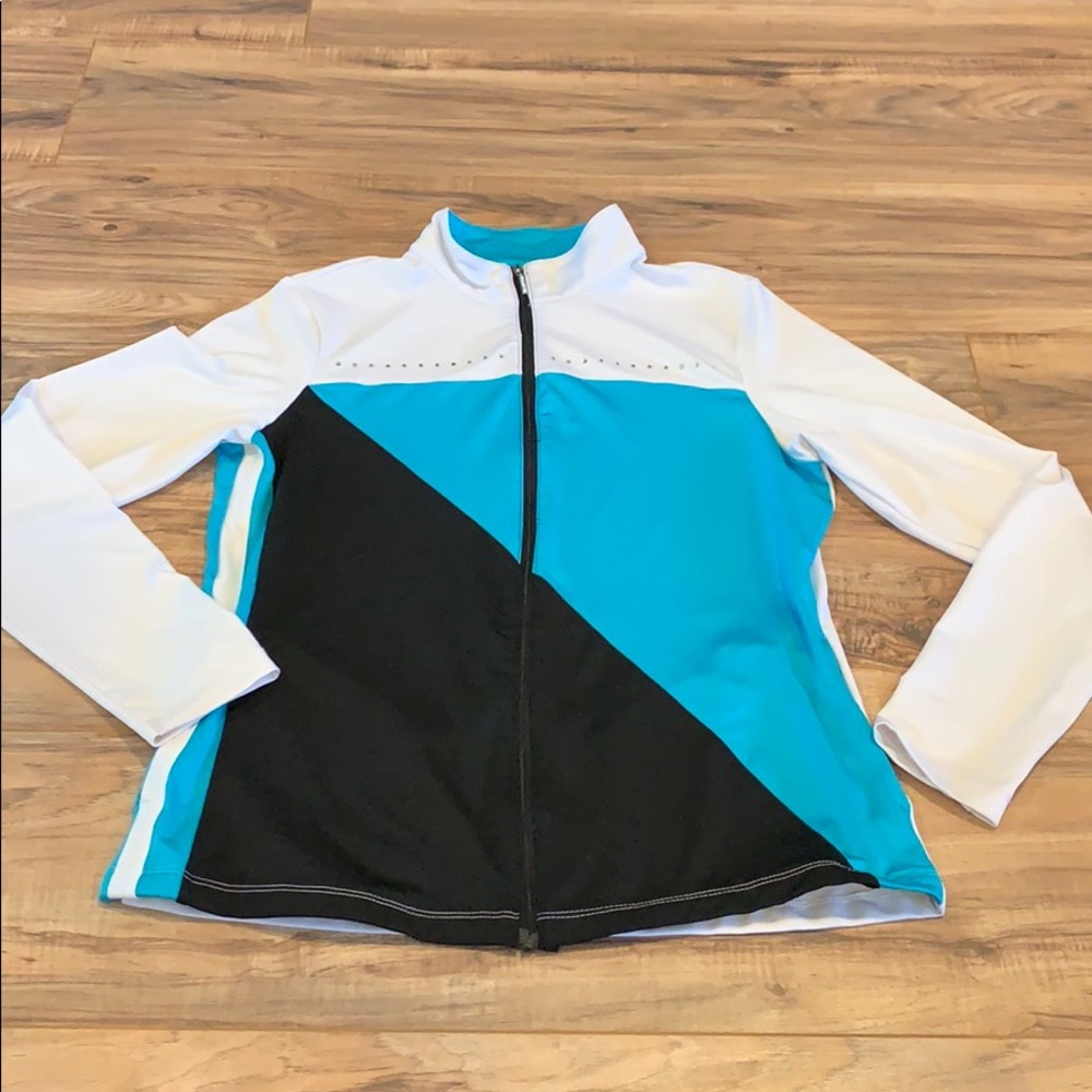 Spring athletic zip up